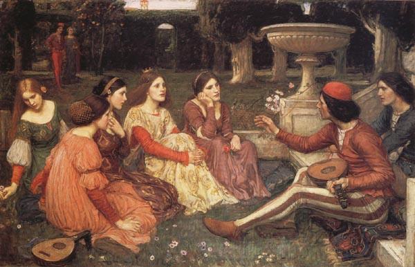 John William Waterhouse A  Tale from the Decameron